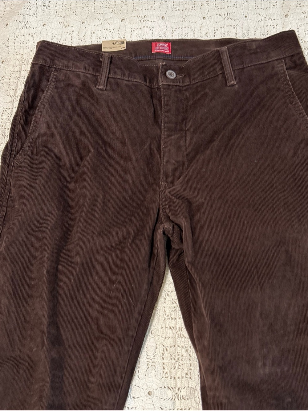 Levi’s Men's XX Chino Taper Brown Corduroy Pants - 34x32 - NWT